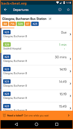 McGill’s Buses screenshot