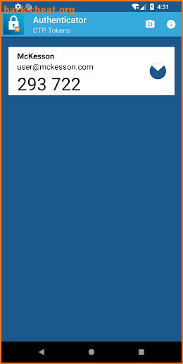 McKesson Authenticator screenshot