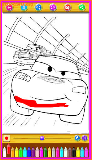 McQueen Coloring Book screenshot