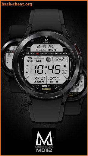 MD112: Digital watch face screenshot