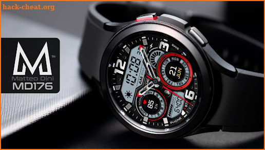 MD176 - Hybrid Sport Digital Watch Face screenshot