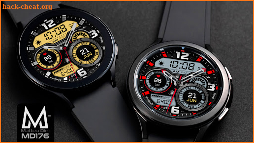 MD176 - Hybrid Sport Digital Watch Face screenshot