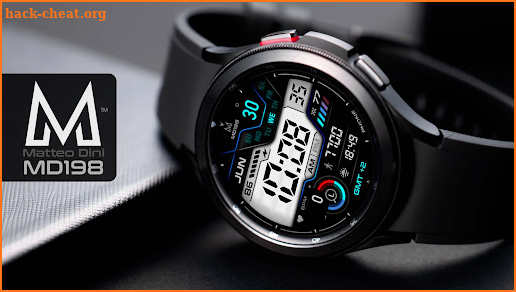 MD198 - Digital Top Watch Face Matteo Dini MD screenshot