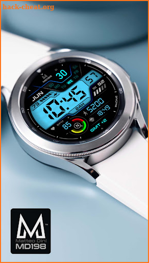 MD198 - Digital Top Watch Face Matteo Dini MD screenshot