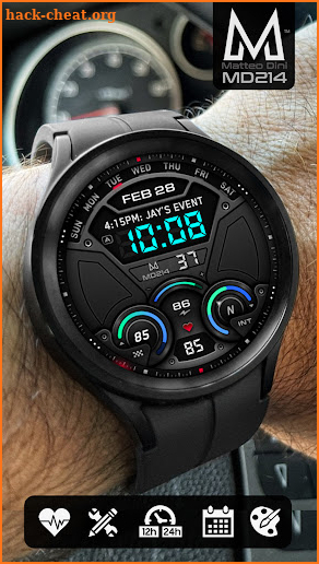 MD214 Digital Watch Face screenshot