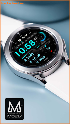 MD217 - Digital watch face screenshot