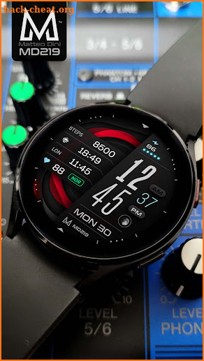 MD219: Digital watch face screenshot