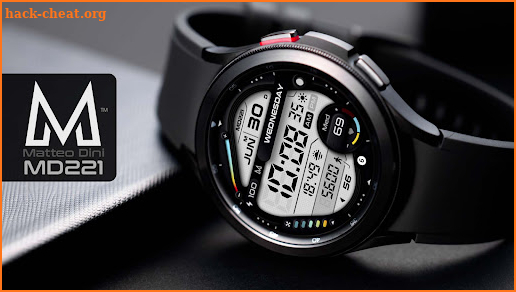 MD221 - Top Digital Watch Face Matteo Dini MD screenshot