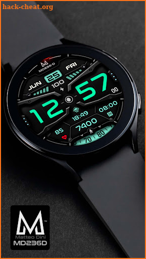 MD236D - Digital watch face screenshot