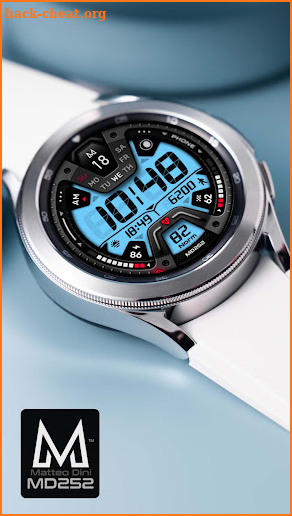 MD252: Digital watch face screenshot