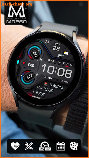 MD260 Digital watch face screenshot