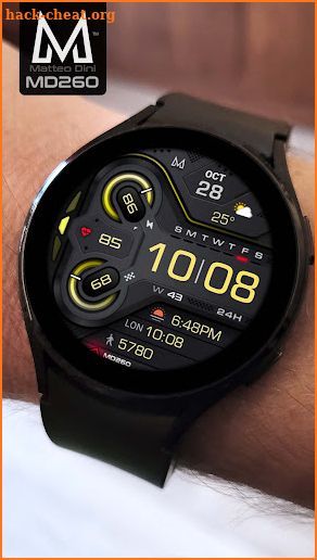 MD260 Digital watch face screenshot