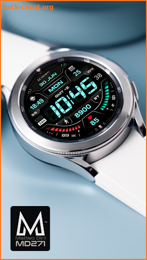 MD271 - Digital Sport Watch Face Matteo Dini MD screenshot