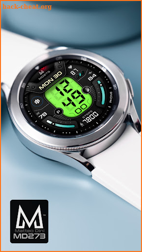 MD273 - Digital watch face screenshot