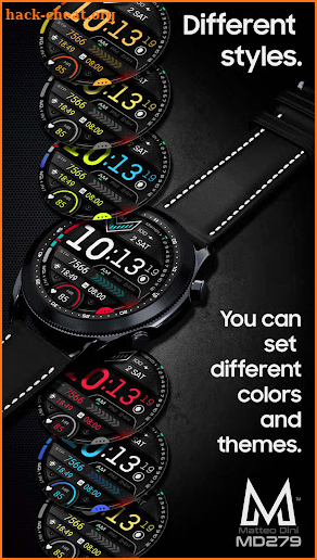 MD279: Digital watch face screenshot