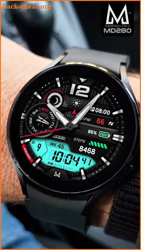 MD280: Hybrid watch face screenshot