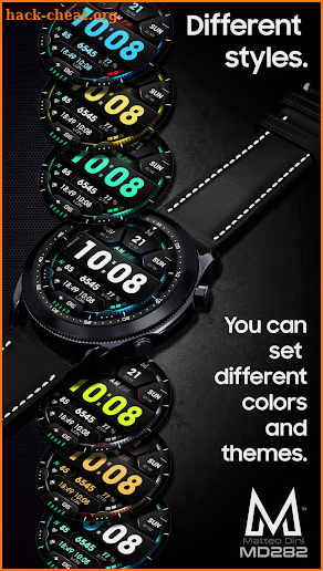 MD282: Digital watch face screenshot