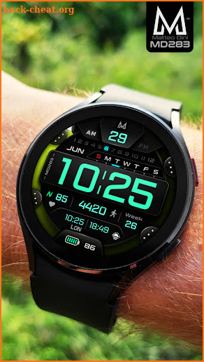 MD283: Digital watch face screenshot