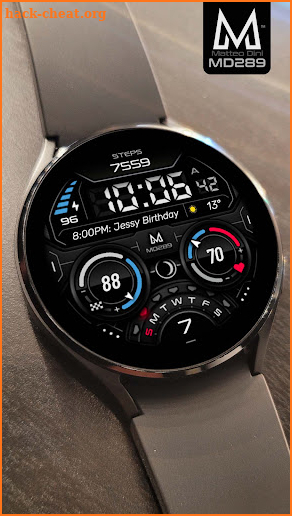 MD289: Digital watch face screenshot