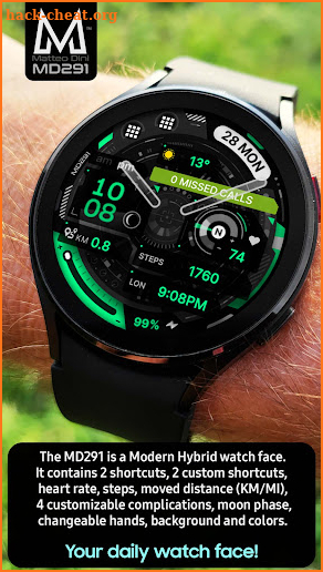 MD291: Hybrid watch face screenshot