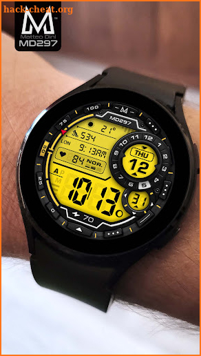 MD297: Digital watch face screenshot