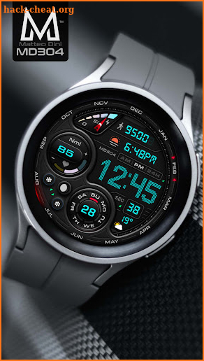 MD304 Digital watch face screenshot