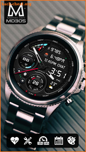 MD305 Analog watch face screenshot