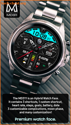 MD311 Analog watch face screenshot