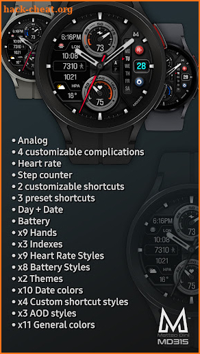 MD315 Analog Watch Face screenshot