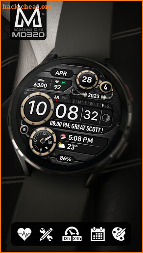 MD320 Digital Watch Face screenshot