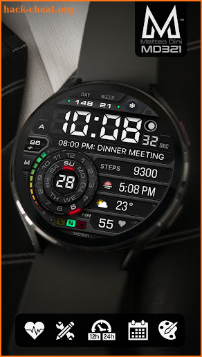 MD321 Digital Watch Face screenshot