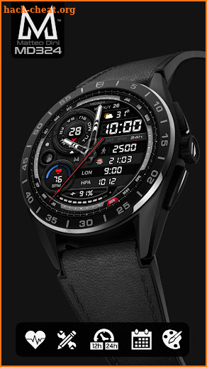 MD324 Hybrid watch face screenshot