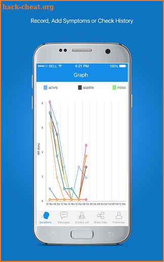 MDHealthTrak - Symptom Tracker screenshot