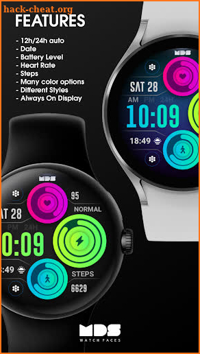 MDS179 Digital Watch Face screenshot