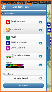 MDT Travel Info screenshot