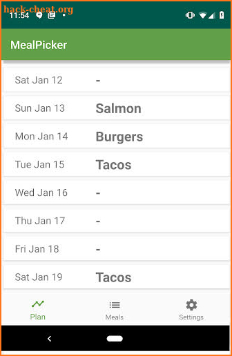 Meal Picker screenshot