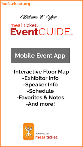 Meal Ticket EventGUIDE screenshot