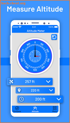 Measure Altitude: Elevation Altimeter App screenshot