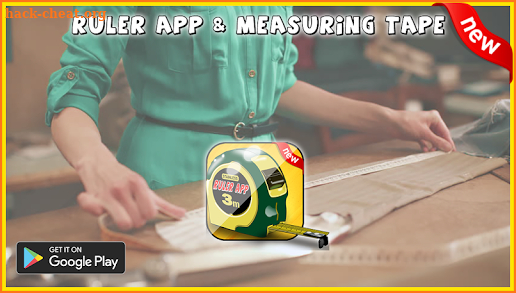 Measuring tape app & Ruler app inches centimeters screenshot