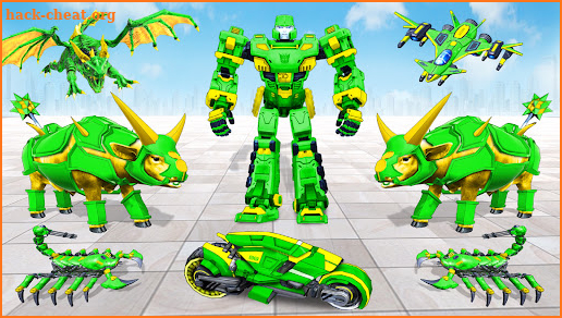 Mech Robot Transforming Game screenshot