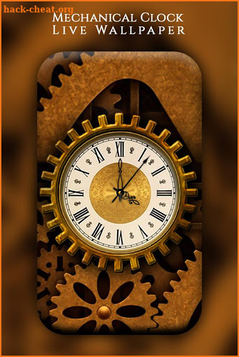 Mechanical Clock Live Wallpaper screenshot