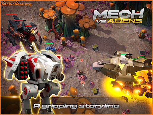 Mechs vs Aliens: RPG Battles screenshot