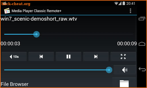 Media Player Classic Remote+ screenshot