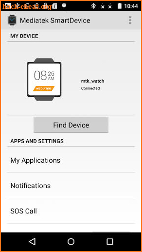 Mediatek SmartDevice screenshot