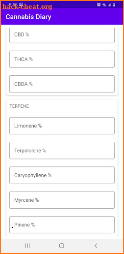 Medical Cannabis Diary screenshot