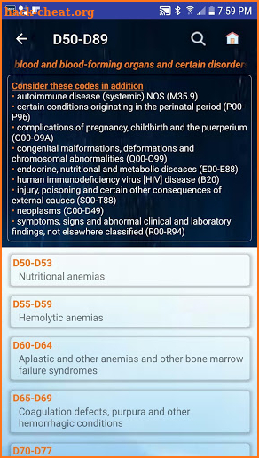 Medical Code Lookup screenshot