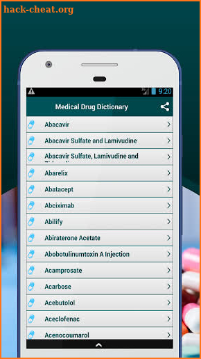 Medical Drug Dictionary screenshot