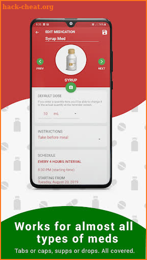 Medication Reminder, Pill Tracker & Refill: Medica screenshot