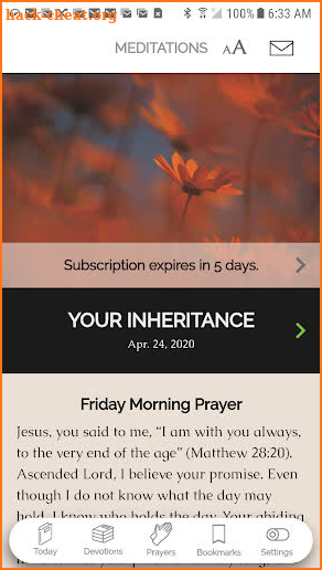 Meditations Daily Devotional screenshot