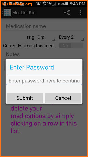 MedList Pro (Medication Reminder) screenshot